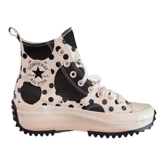 Converse Shoes - Converse RUN STAR HIKE High Top POLKA DOTs Platform Sneakers - Size 8.5 NWT